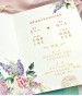 E11005 燙金對折式婚卡(含專屬信封內襯)